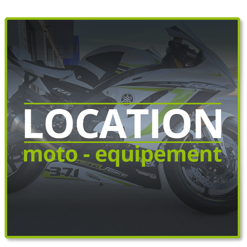 Location de moto ou d'équipement pour effectuer vos roulages sur circuit de vitesse