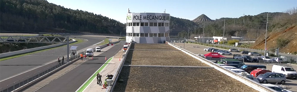 Roulage moto Activbike sur le Pôle mécanique Alès Cévennes